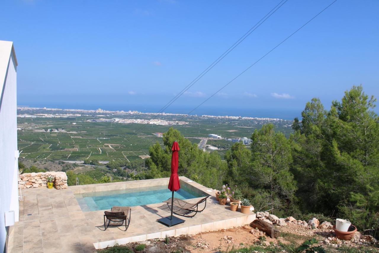 Vila Gaudir La Mar - Casa En Tossal Gros La Font D'En Carros Castillo del Reboller Exteriér fotografie