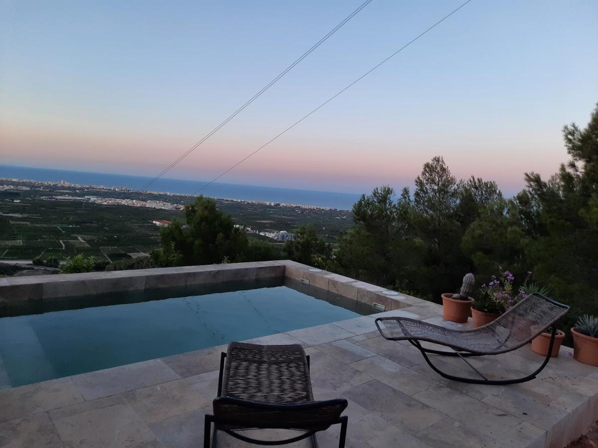 Vila Gaudir La Mar - Casa En Tossal Gros La Font D'En Carros Castillo del Reboller Exteriér fotografie