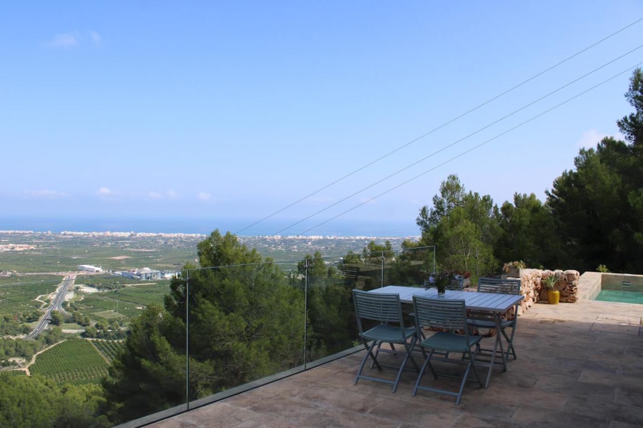 Vila Gaudir La Mar - Casa En Tossal Gros La Font D'En Carros Castillo del Reboller Exteriér fotografie